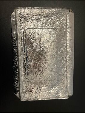Jerome Dreyfus NASA Crinked Silver Women's Clutch